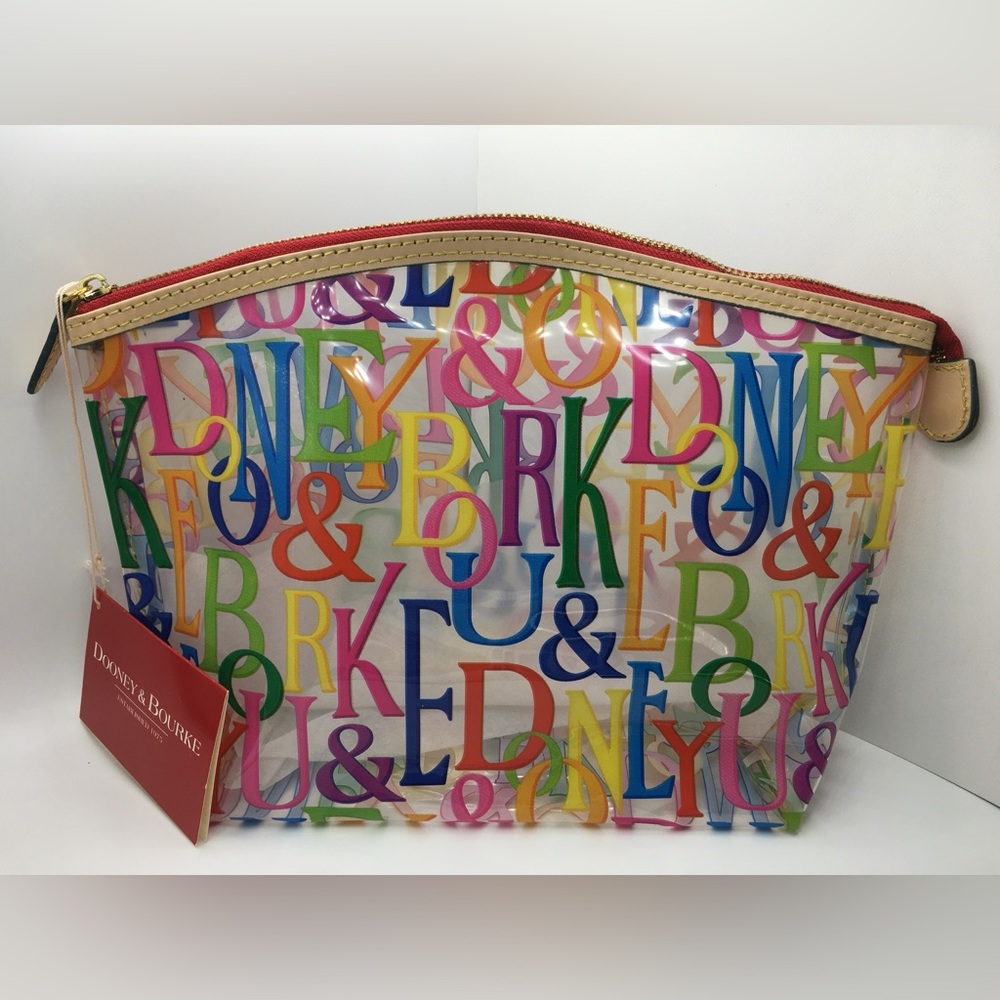 NWT Dooney & Bourke || XL Cosmetic Case Bag || Retro Grafica